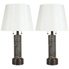 Pair of Mineral Core Table Lamps