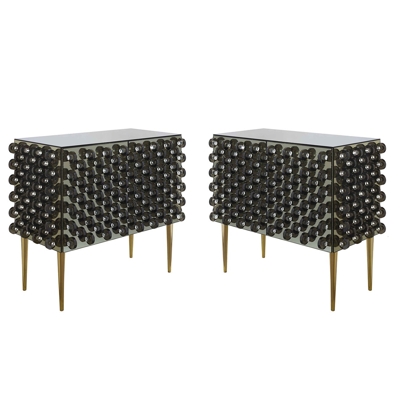 Pair of Macine Small Chests of Drawers by Roberto Giulio Rida, 2014 For Sale