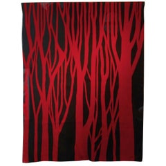 "Red Trees," 1966 Tapestry by Jan Yoors