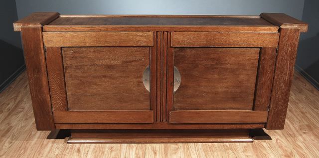 A Modern French Cerused Oak Buffet