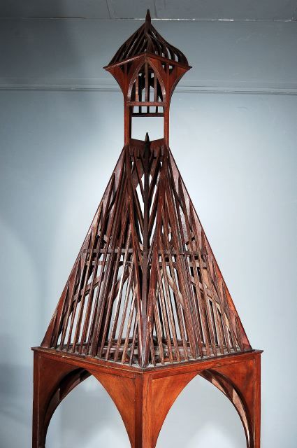 19th Century A French Wooden Model of a Spire For Sale