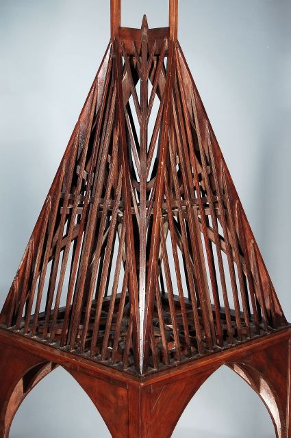 A French Wooden Model of a Spire For Sale 1