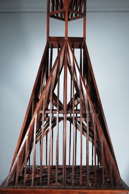 A French Wooden Model of a Spire For Sale 2