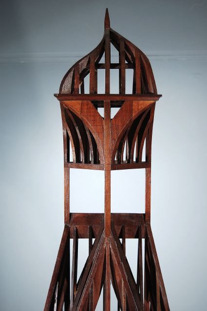 A French Wooden Model of a Spire For Sale 3