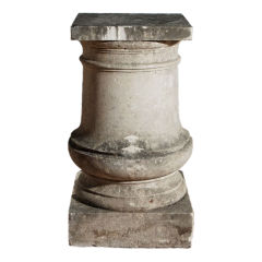 Antique A French Limestone Pedestal