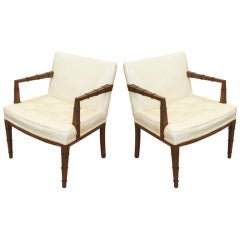 Pair Fantastic Armchairs     Billy Haines