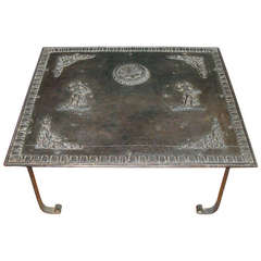 Coffee Table from an Antique French Stove