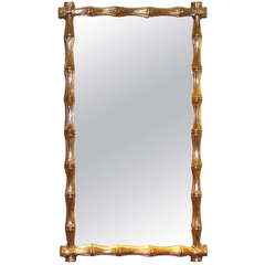 Faux Bamboo Wall Mirror 5