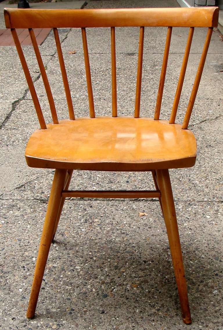 George Nakashima Straight Chair For Knoll At 1stdibs Mid Century Modern George Nakashima Straight Chair For Knoll