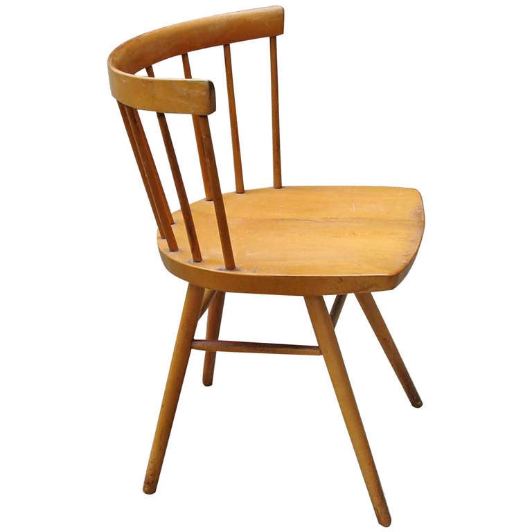Nakashima Straight Chair for KNOLL at 1stDibs knoll nakashima