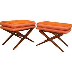 Pair of Vintage Baker Stools