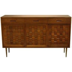 Edward Wormley Woven-front Credenza for Dunbar, Best Form