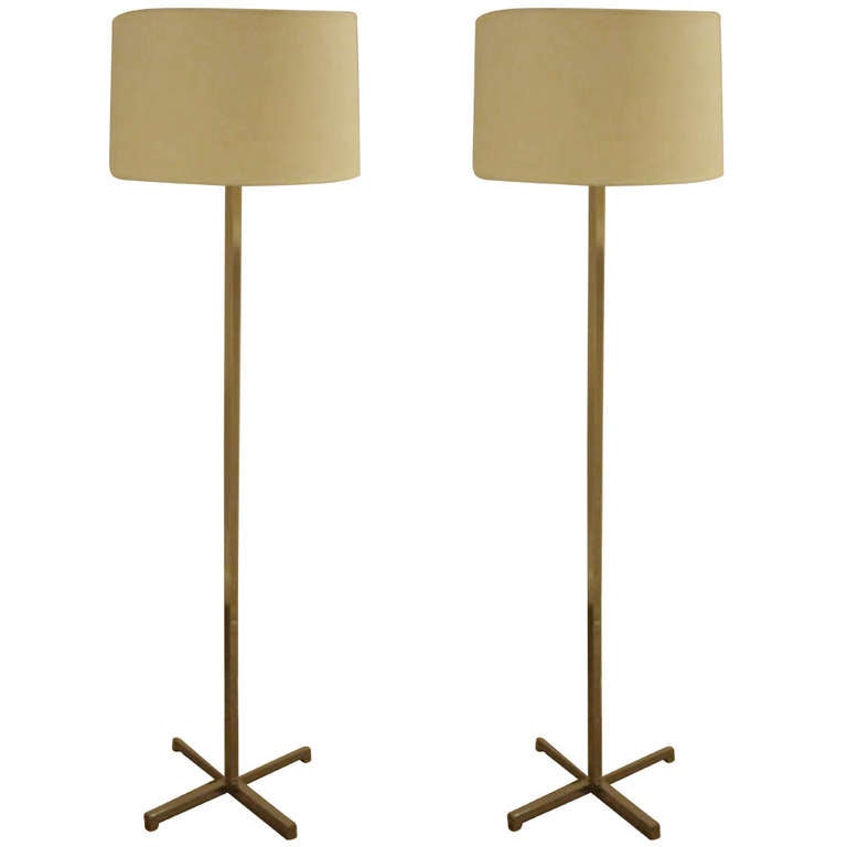 pair of nessen mid century floor ls at 1stdibs pair of nessen mid century floor ls at 1stdibs