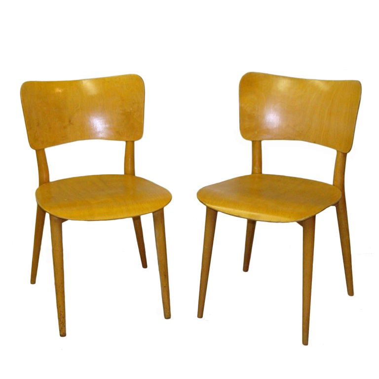 Pair of Chairs by Max Bill