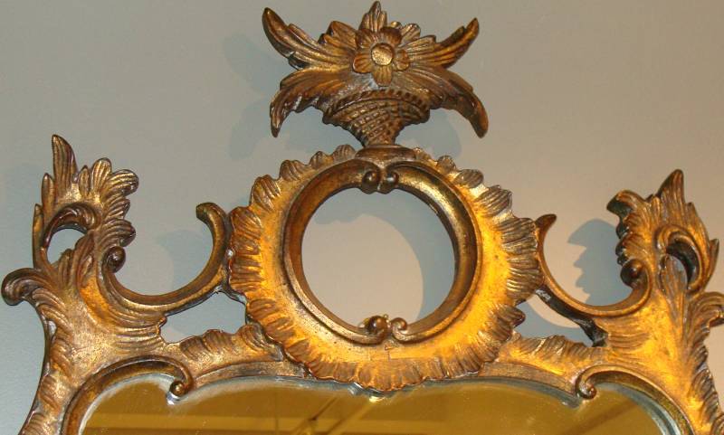 Carved Wall Mirror by Palladio - Italy In Excellent Condition For Sale In Lambertville, NJ