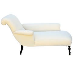 Exceptional Napoleon III Meridienne Daybed or Chaise Lounge