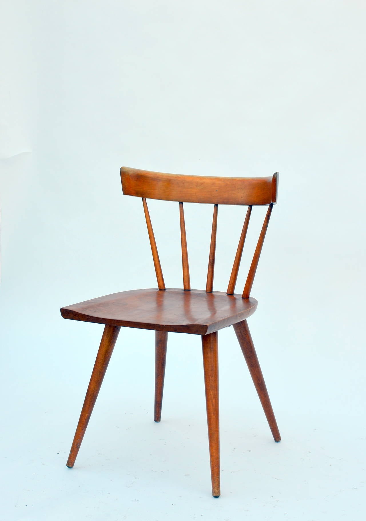 Set of Five Spindle Back Chairs by Paul McCobb In Good Condition In Los Angeles, CA
