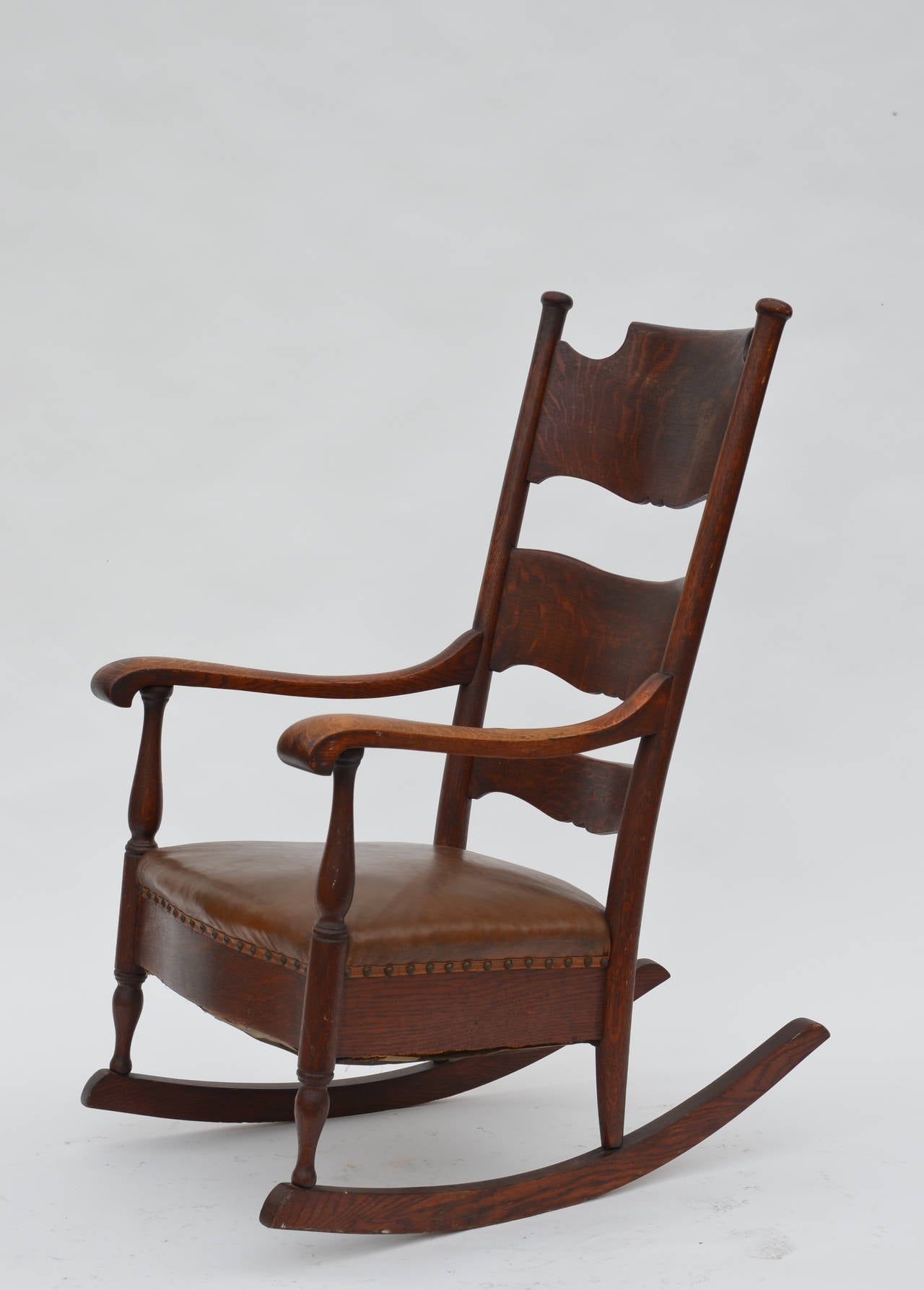 Large and Comfortable Arts & Crafts Rocking Chair. Amazing woodwork.