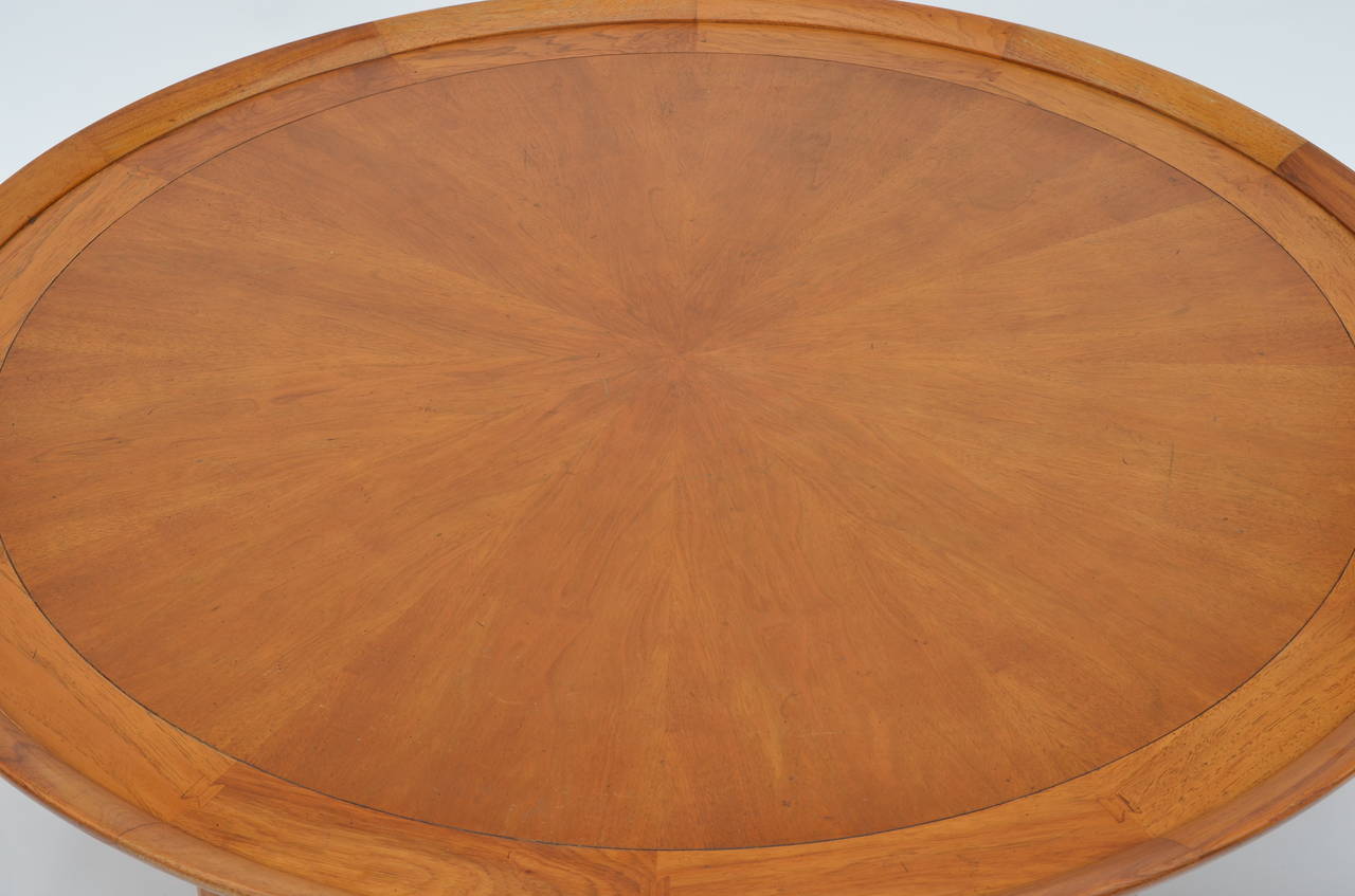 Mid-20th Century Exceptional Oversized Round Coffee Table