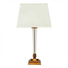 Elegant Fluted Glass Column Lamp by Speer 1