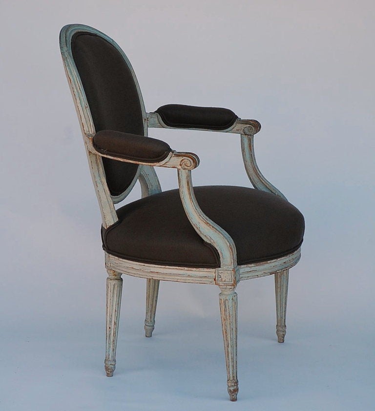 XVIIIe siècle et antérieur Paire de fauteuils 