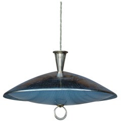 Chic brass and textured glass pendant light 12