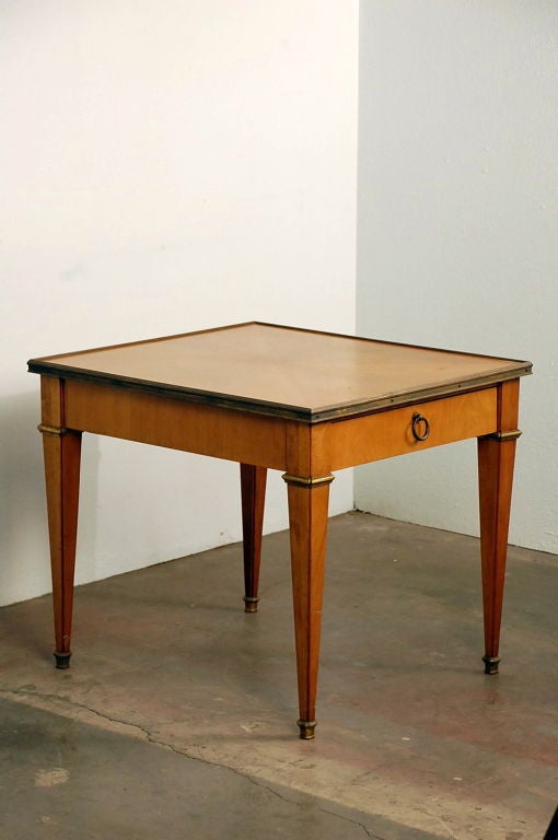 Classic Baker end table in the style of André Arbus