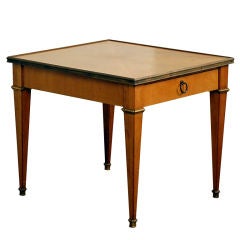 Classic Baker end table in the style of André Arbus