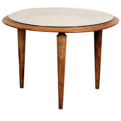 French 40
s cerused oak tripod table