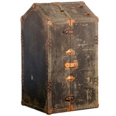 Weathered steamer trunk
