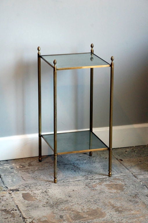 Neoclassical Revival Chic French Gilt Bronze Two-Tier Side Table by Maison Baguès