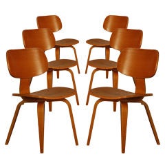 Set of 6 bentwood chairs by Thonet