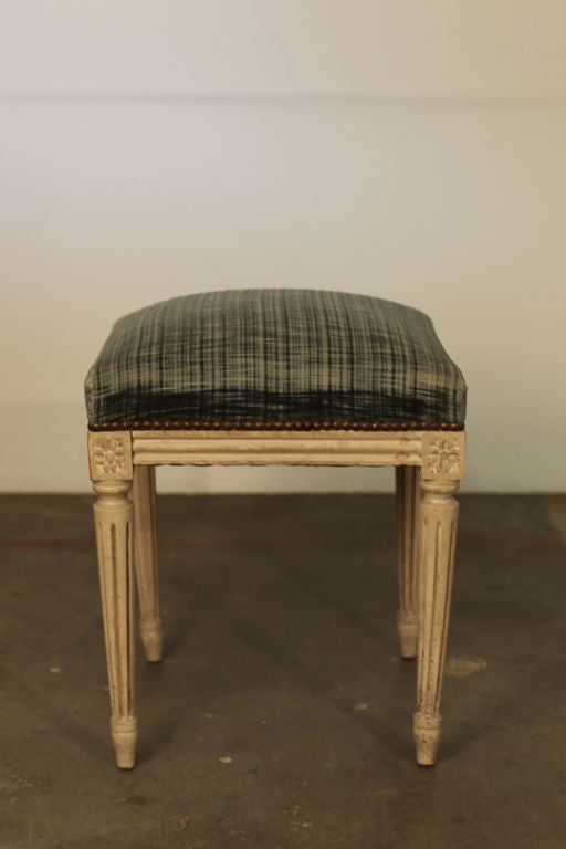 Chic Louis XVI style stool.