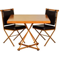 Table and 4 chair outdoor / indoor dining set by Cleo Baldon