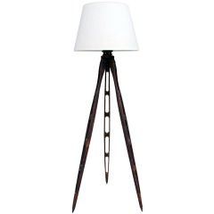 Classic large tripod floor lamp