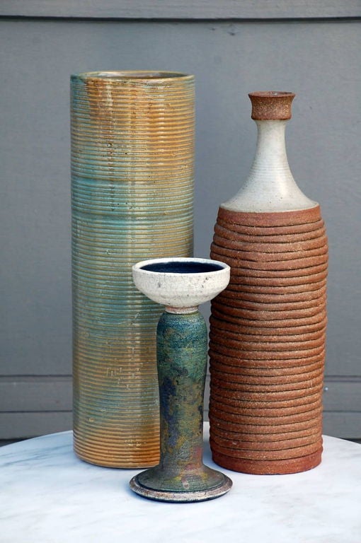 American Collection of 3 decorative studio ceramics