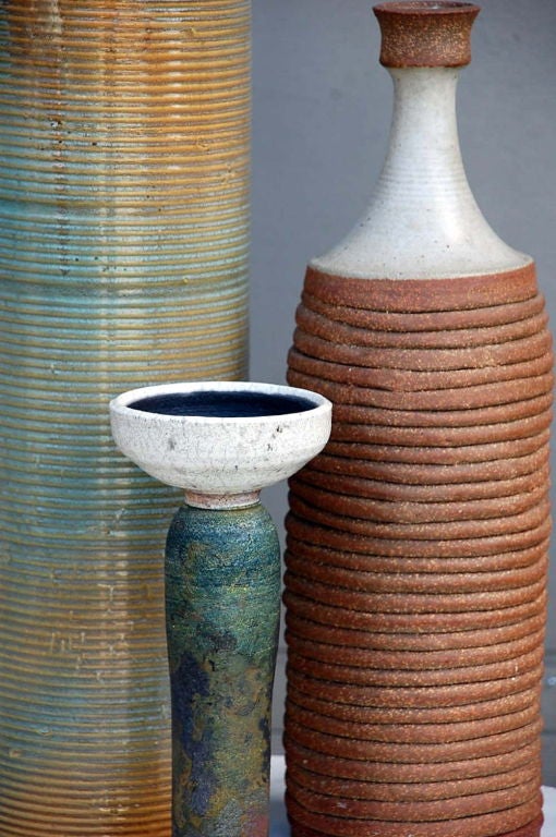 Mid-20th Century Collection of 3 decorative studio ceramics