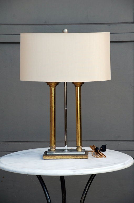 Pair of chic console / bedside lamps from Rio de Janeiro