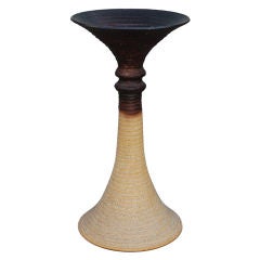 Large ceramic sculpture / torchere light 9