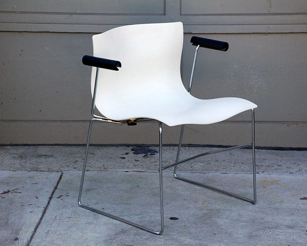 Américain Ensemble de 4 fauteuils Handkerchief de Massimo Vignelli pour Knoll en vente