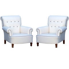 Pair of impressive Napoleon III bergeres 2