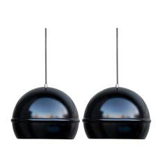 Pair of French 60's Globe Lights