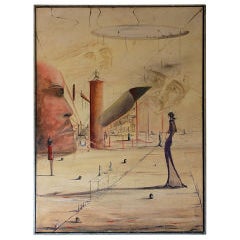 Surrealist painting by Kenneth Stancin 12