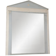 Large Directoire neoclassical painted mirror