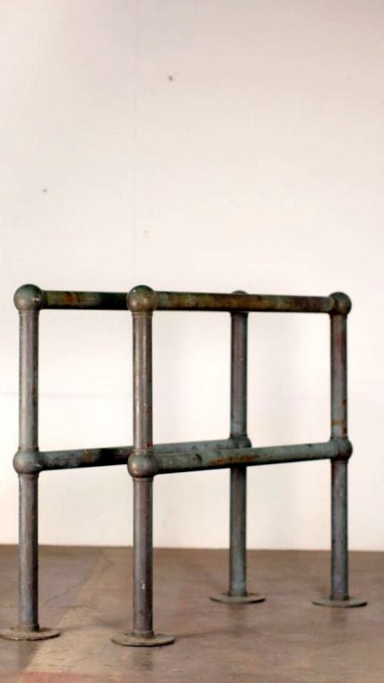 American Pair of Bronze Architectural Railings, Balustrades or Room Dividers