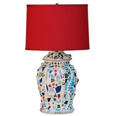 Large Composite Table Lamp by Clair Montroll