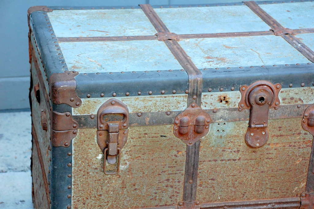 Weathered Zinc Industrial Trunk 2