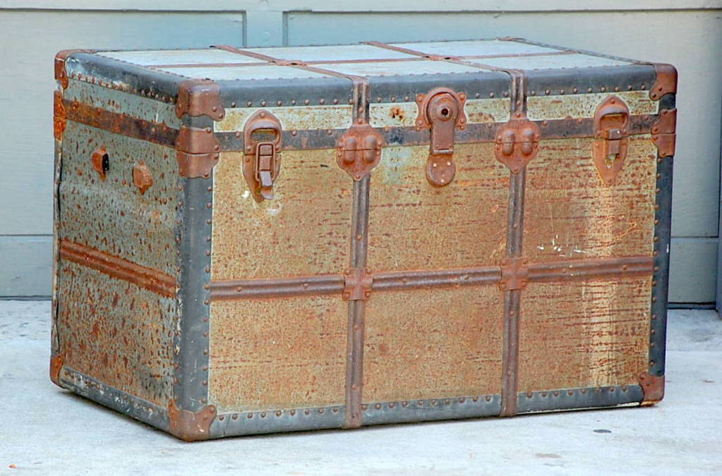 Weathered Zinc Industrial Trunk 3