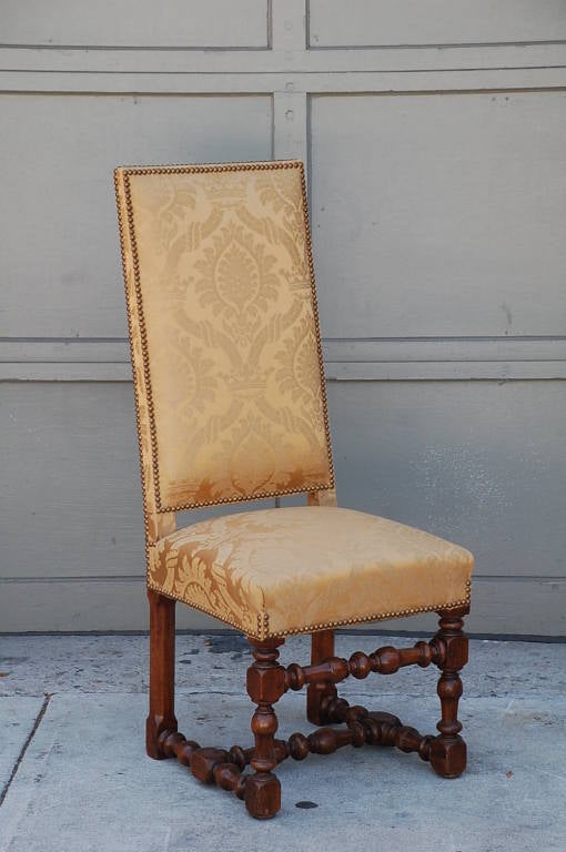 Pair of exceptional French gold chairs.