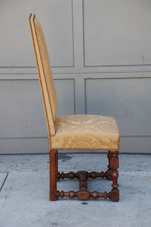Wood Pair of Exceptional French Gold Chairs